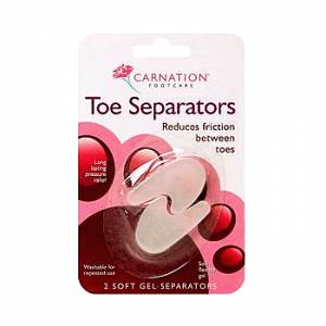 Carnation  Toe Separators 2 Soft Gel