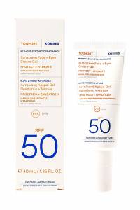 Korres Yoghurt Emulsion Face & Eyes Cream Gel SPF50 40ml