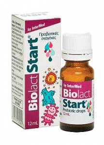 Biolact Start σταγόνες για αντιμετώπιση κολικών και δυσκοιλιότητας