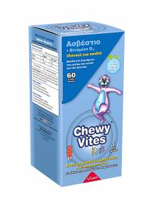 Chewy Vites Calcium & Vitamin D3 60 μασώμενες ταμπλέτες