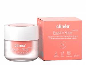 Clinea Reset n' Glow SPF20 50ml Κρέμα Αντιγήρανσης και Λάμψης