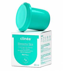 Clinea Sleeping Spa Refill 50ml - Κρέμα-Μάσκα De-Stress Nυκτός