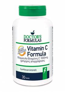 Doctor's Formulas Vit.C 1000mg - Φόρμουλα Βιταμίνης C 30 δισκία