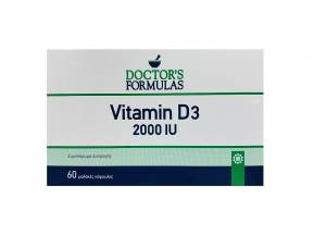 Doctor's Formulas Vitamin D3 2000IU (50μg) 60 κάψουλες