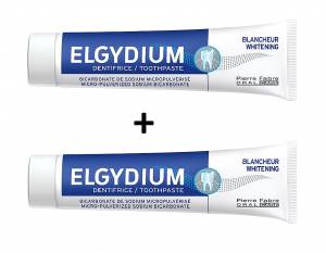 ELGYDIUM Whitening λευκαντική οδοντόκρεμα 2X100ml
