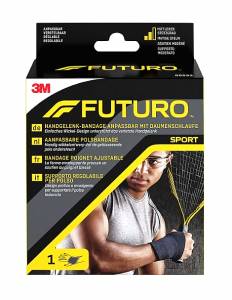 FUTURO Sport Περικάρπιο με Δέσιμο σε Μαύρο Χρώμα (09033)
