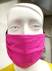 Μάσκα Υφασμάτινη Βαμβακερή Πολλαπλών Χρήσεων 1 τεμάχιο ΦΟΥΞΙΑ