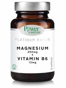 Power Health Magnesium 350mg + Vitamin B6 12mg 30 κάψουλες