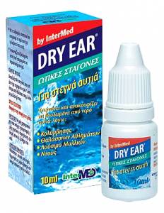 Intermed Unisept Dry Ear (FLx10mL) Ωτικές σταγόνες για στεγνά αυτιά