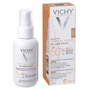 Vichy Capital Soleil UV-Age Daily SPF50 Tinted Αντηλιακό 40ml
