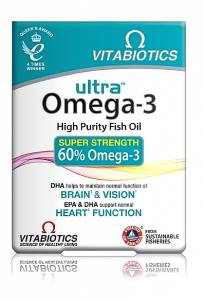 Vitabiotics Ultra Omega-3 Super Strength 60 μαλακές κάψουλες