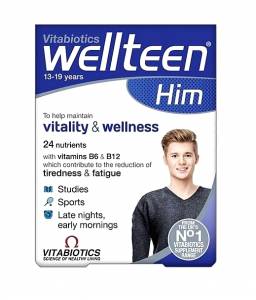 Vitabiotics Wellteen Him για Εφήβους και Νέους Άντρες 30 Tabs