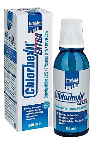 Chlorhexil Extra Mouthwash 250ml Στοματικό Διάλυμα