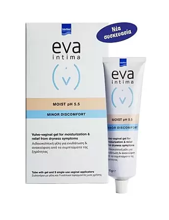 Eva Intima Moist Gel ph 5.5 Minor Discomfort 50g & 9 εφαρμοστές