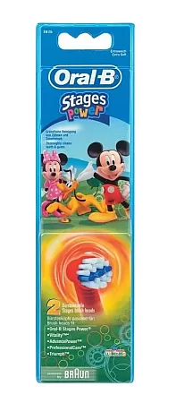 Ανταλλακτικά για την παιδική οδοντόβουρτσα Oral-B Stages (Mickey)