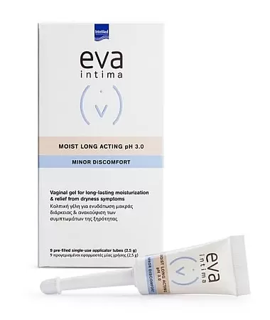 Eva Intima Minor Discomfort Moist Long Acting pH 3.0 2.5gr x 9τμχ