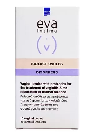 Eva Biolact Ovules 10 κολπικά υπόθετα