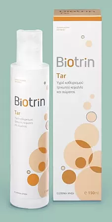 BIOTRIN Tar Cleansing Liquid για πρόσωπο και σώμα 150ml