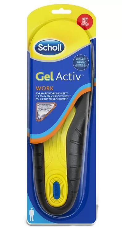Scholl GelActiv Work ανδρικοί πάτοι (μέγεθος 40-46,5)