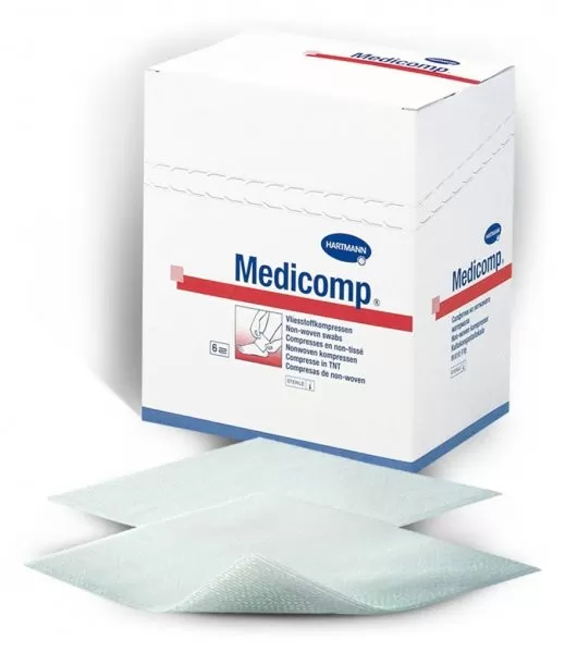 Hartmann Medicomp Μη Αποστειρωμένες Γάζες 5 x 5cm 100 Τεμάχια