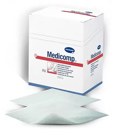Hartmann Medicomp Μη Αποστειρωμένες Γάζες 10 x 10cm 100 Τεμ.