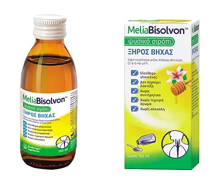 MeliaBisolvon Φυσικό Σιρόπι για ξηρό βήχα 100ml