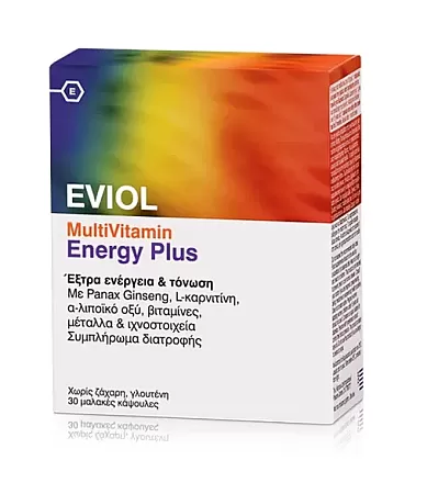 EVIOL MultiVitamin Energy Plus 30 caps