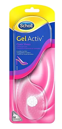 Scholl Gel Activ Open Shoes Πάτοι για ανοιχτά παπούτσια 1 ζευγάρι