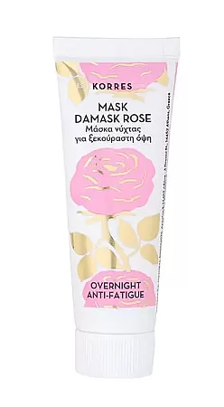Korres DAMASK ROSE Μάσκα Νύχτας για Ξεκούραστη Όψη 18ml