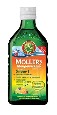 Moller's Μουρουνέλαιο Tutti Frutti 250ml