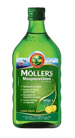 Moller's Μουρουνέλαιο Λεμόνι 250ml