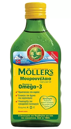 Moller's Μουρουνέλαιο Φυσική γεύση 250ml