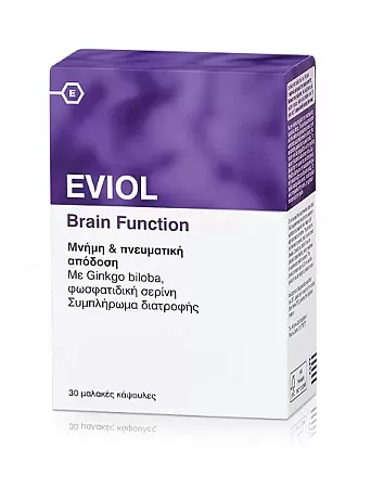 EVIOL Brain Function 30 μαλακές κάψουλες