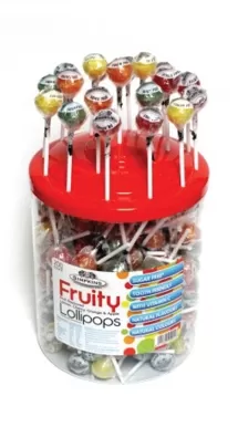 Fruity Lollipops Γλειφιτζούρια χωρίς ζάχαρη