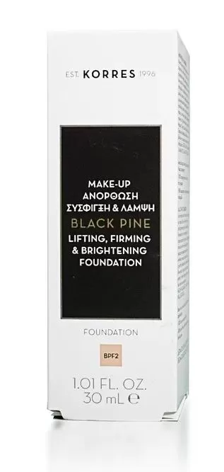 Korres Μαύρη Πεύκη Foundation Ανόρθωση, Σύσφιγξη & Λάμψη BPF2