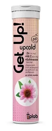 Uplab Get UpCold 20 eff. tabs Εχινάκεια Ψευδάργυρος Βιταμίνη C