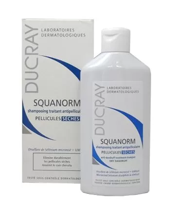 Ducray Squanorm Shampoo Seches 200ml Ξηρή Πιτυρίδα