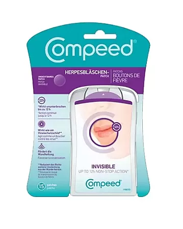 Compeed Herpes Patch Επιθέματα για τον επιχείλιο έρπητα 15τεμ.