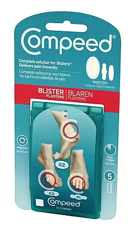 Compeed Blisters Mix Pack για φουσκάλες σε διάφορα μεγέθη 5τμχ