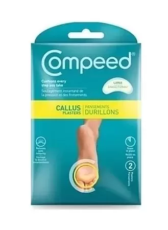 Compeed Callous Large Επιθέματα για Σκληρύνσεις Μεγάλα 2τεμ