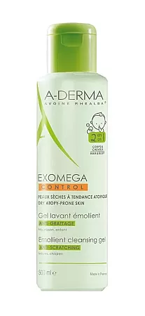 A-Derma Exomega Gel Lavant 2 in 1 500ml