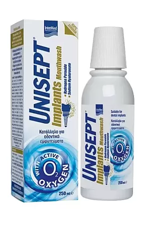 Intermed Unisept Implants Mouthwash 250ml