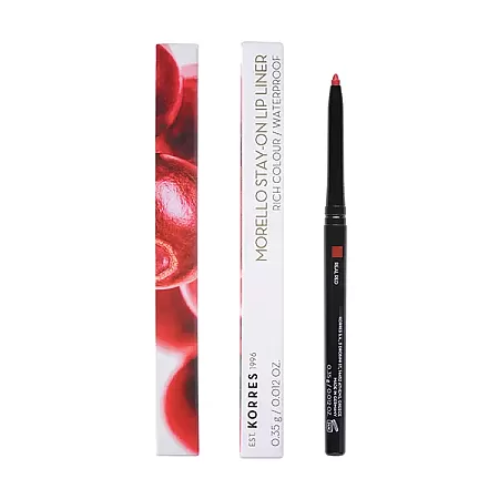 Korres Μorello Stay On Lip Liner 02 Real Red