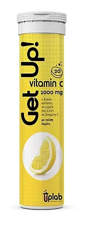 Uplab Get Up Vitamin C 1000mg 20 αναβράζοντα δισκία Λεμόνι