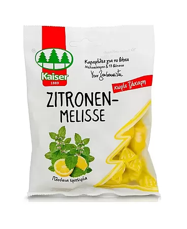 Kaiser Zitronen-Melisse Καραμέλες με Μελισσόχορτο & 13 Βότανα
