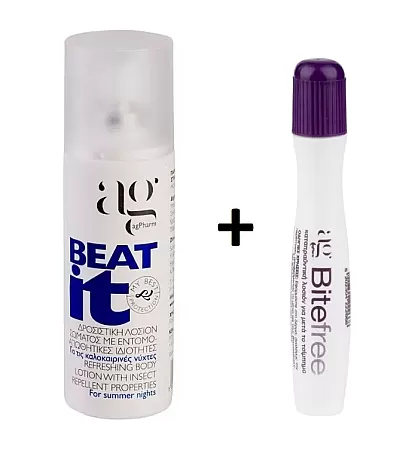 Ag Pharm Beat it Εντομοαπωθητική Λοσιόν & ΔΩΡΟ Stick Αμμωνίας