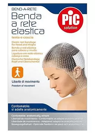 PIC Ελαστικός Δικτυωτός Επίδεσμος για το Κεφάλι και το Γοφό 1τμχ