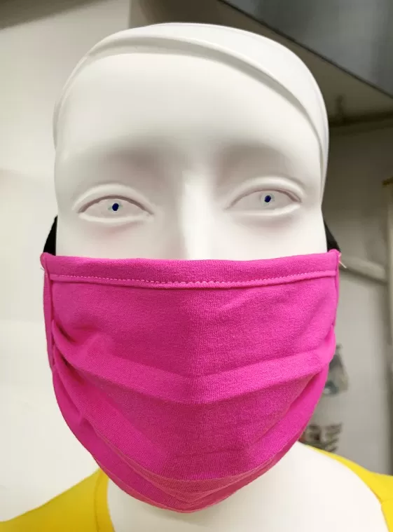 Μάσκα Υφασμάτινη Βαμβακερή Πολλαπλών Χρήσεων 1 τεμάχιο ΦΟΥΞΙΑ