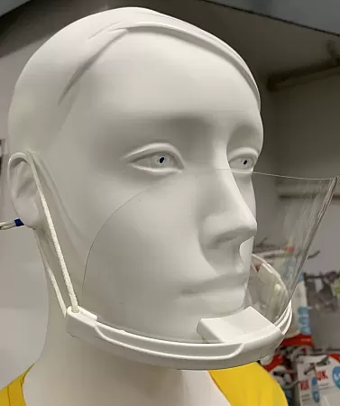 Maskaki mini Προσωπίδα μερικής προστασίας προσώπου Techniplast