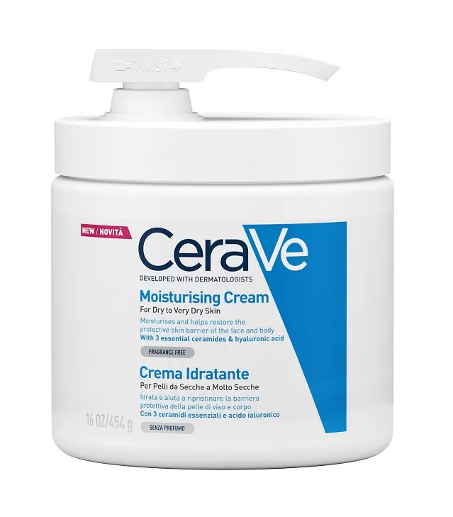 CeraVe Moisturising Cream For Dry To Very Dry Skin Pump 454gr